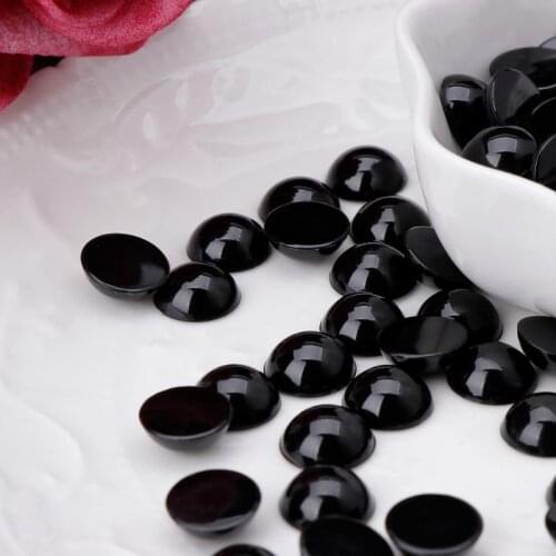 100pcs 6-18mm Black Plastic Safety Eyes For Bear Doll Animal Puppet Crafts Children Kids DIY Toys