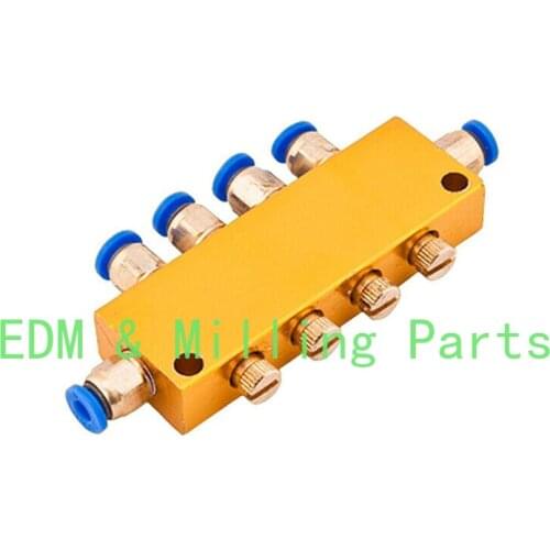 CNC 6-way Oil Separator Lubrication System Engraving Machine Accessories For Engraving Mill Part