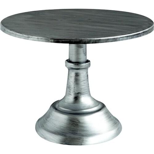 Zq Showcase Display Props High Foot Tray Cake Plate Dessert Table Iron Cake Stand