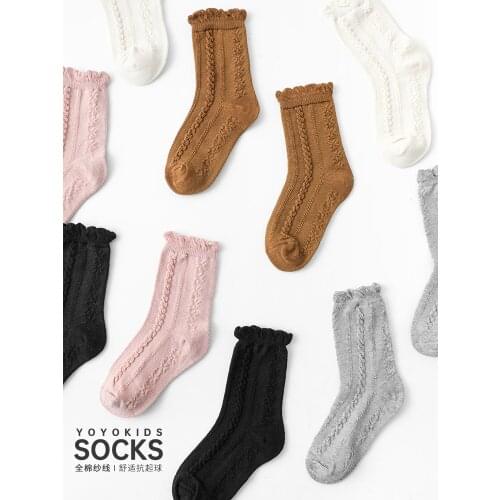 Childrens Retro Style Socks Tube Socks Autumn 2021 New Baby Large Elastic Socks