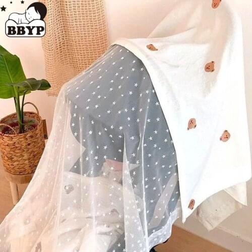 Baby Stroller Cover Breathable Mesh Mosquitoes Net Gauze Sunshade Windshield Sunscreen Curtain 130 x 100cm