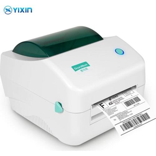 Efficient 4*6 Self-adhesive Address Sticker Thermal Barcode Shipping Label Printer for Commercial Express supermarket