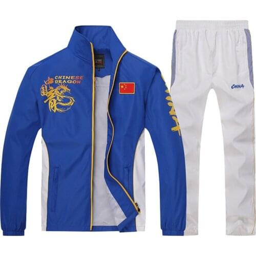 Tracksuit man brand Jogging suits jacket tracksuit pants 2 piece set men national team training suits tracksuits man sportswear