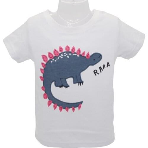 Summer Short Sleeve Tops Wholesale 18 Months-6Y Baby Girls T-Shirt Summer Childrens Tops Tees Kids Clothing Creative T-Shirt