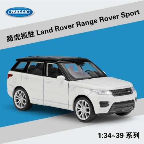 1:36 WELLY LandRover Range Rover Sport Metal Diecast Model Vehicles Model Car For Collectibles Childs gift With Retail box