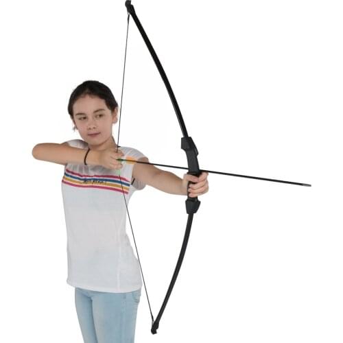 Scout Kids Bow Arrow Set Game Takedown Longbow Toy Bow with 24" Fiberglass Sucker Arrow Teenagers Birthday Holiday Gift Archery