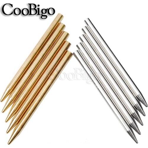 1pcs 3" Stainless Steel Surface Paracord Bracelet Knitting Needle for Laces Strings Rope Etc Weaving Needles Sewing Tool