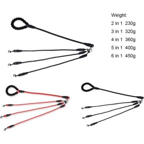 High Quality Leash For Dog Reflective Multiple Dog Leash Rope For Double Triple Six Dogs Pet Leash Lead Dual Dog Supplies