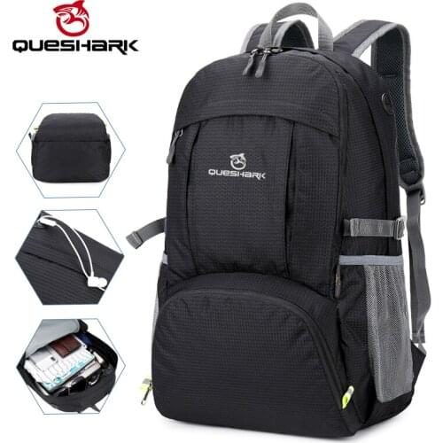 QUESHARK Professional 40L Waterproof Foldable Outdoor Durable Camping Backpack Climbing Mountaineering Hiking Travel Bag