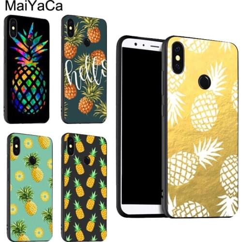 Pineapples Collage Silicon For POCO X3 F2 Case For Redmi Note 9 Pro 8 7 8T 9S 9A 9C For Mi Note 10 Lite 9T A3 Coque