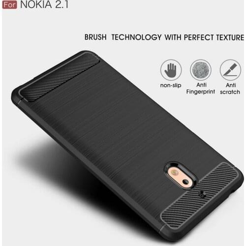 For Nokia 2.1 2 2018 TA-1080 TA-1092 WIERSS Shockproof phone case cover for Nokia 2 Slim Armor case Back cover Etui Fundas Capa