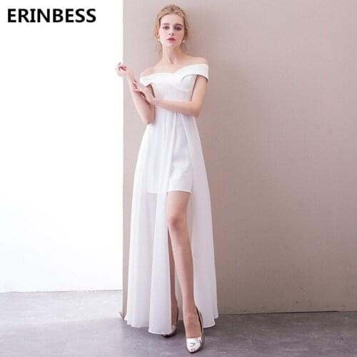 Vestidos De Festa White Evening Dress Elegant Robe De Soiree Sexy Sweetheart Evening Dresses Long Dress Party Gowns 2019