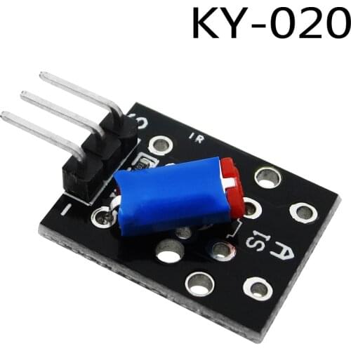 10PCS 3pin KY-020 Standard Tilt Switch Sensor Module
