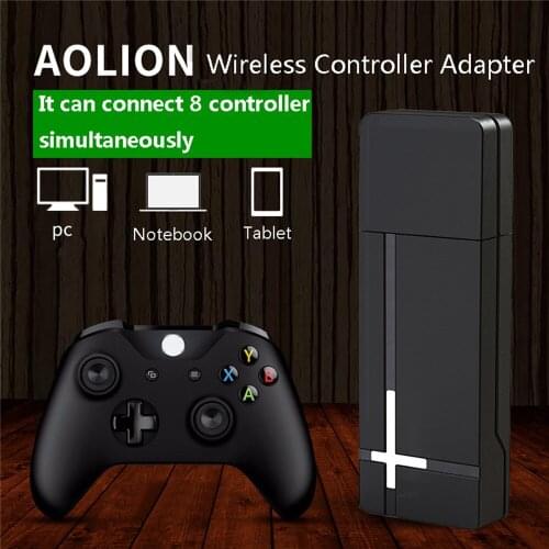 Plug and Play PC Wireless Controller Adapter USB Receiver Dongle for XBOX ONE Game Controller for Windows 7/8/10 Laptops