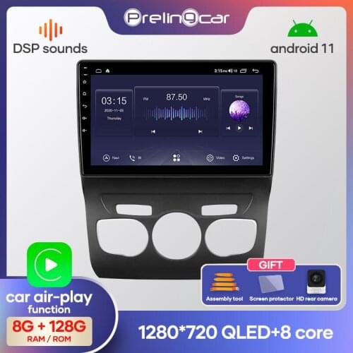 Car Radio Android 10 Stereo Receiver For Citroen C4 B7 C4L 2013-2016 Video Player Multimedia Navigation GPS No 2 Din Dvd