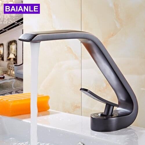 BAIANLE Black Bath Faucets