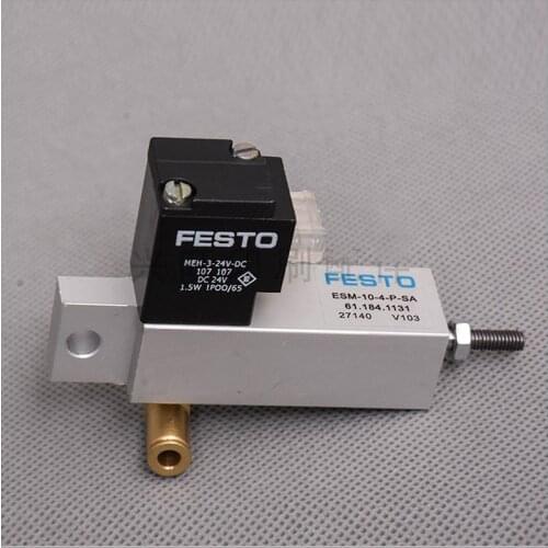 Ink cylinder festo valve MEH-3-24V DC ESM-10-4-P-SA 61.184.1131 27140 SM74 SM52 for Heidelberg Printing Machine Accessories