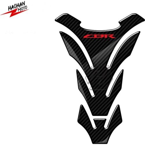 For Honda CBR 600 900 1000 Tankpad 3D Carbon Look Motorcycle Tank Pad Protector Stickers