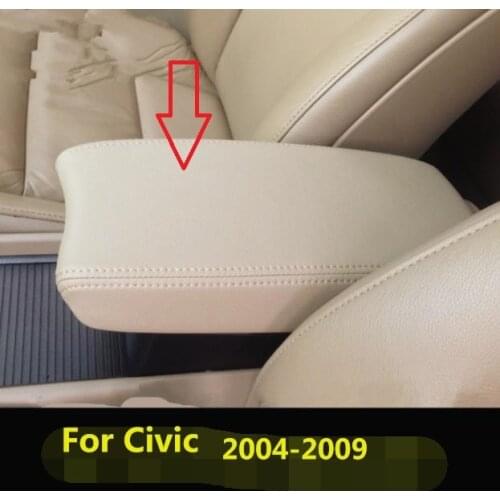 Customzied Microfibre Leather Center Armrest box Cover For Honda Civic 8 generation 2004 2005 2006 2007 2008 2009 car interior