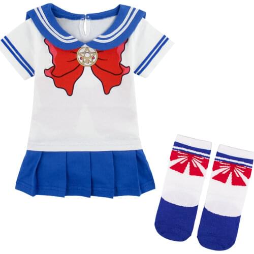 Baby Girls Sailor Moon Cosplay Costume Anime Short Sleeve Dress Infant Halloween Costumes Newborn Tsukino Usagi Cos Clothes