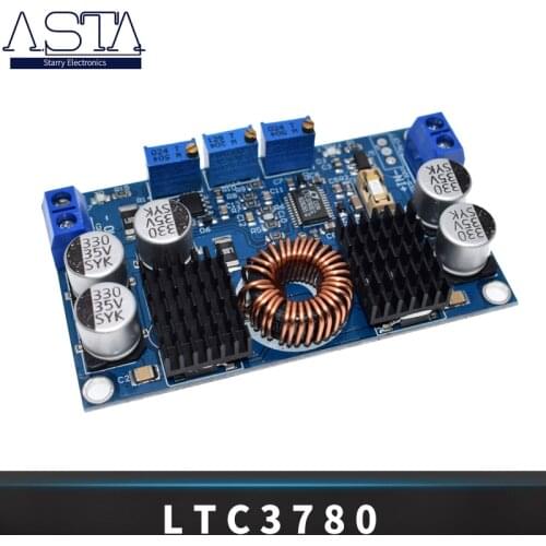 D81 LTC3780 DC 5-32V to 1V-30V 10A Automatic Step Up Down Regulator Charging Module