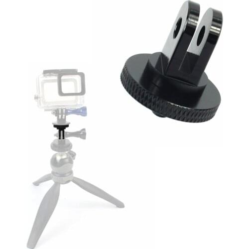 Mini Tripod Screw Mount Adapter 1/4" Monopod Accessory for GoPro 9/8/MAX for Insta360 ONE R for DJI Osmo Action Camera