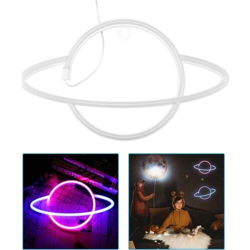 Planet Bar Neon Sign Light Party Wall Hanging LED For Xmas Shop Window Art Wall Decor Neon Lights Lamp USB Or Battery Powered