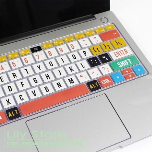 For Huawei Matebook X Pro 13.9 inch Durable Creative Style English Silicone Laptop Keyboard Cover Skin Protector