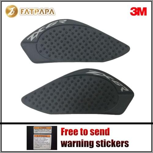 Motorcycle ZX6R Tank Pad Protector Sticker Decal Gas Knee Grip Tank Traction Pad Side 3M Fit For Kawasaki ZX-6R ZX636 2009-2015