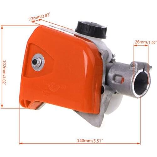 Tree Chainsaw Gearbox Gear Head 26mm Spline Pole Saw Tree Cutter Chainsaw Gearbox Gear Head Tool 7/9 Spline