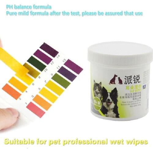 100 COUNTS of Pet Wet Wipes for Dogs and Cats 100 Pieces Ear Wipes