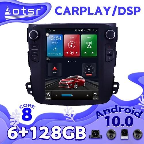Android For Mitsubishi Outlander 2008 Tesla Car Radio GPS Navigation Multimedia Video Player Auto Audio Stereo Head Unit CD