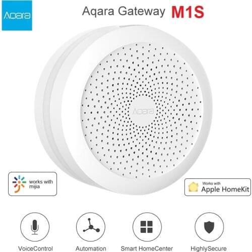 Xiaomi Mi Gateway 3 Aqara Hub with RGB Led Night Light Wireless WiFi Zigbee Remote Control Work WIth Mi Home and Apple Homekit