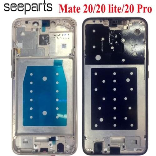 For Huawei Mate 20 Pro middle frame Front Bezel Frame Faceplate Housing Case Mate 20 Lite Middle frame Replacement Parts