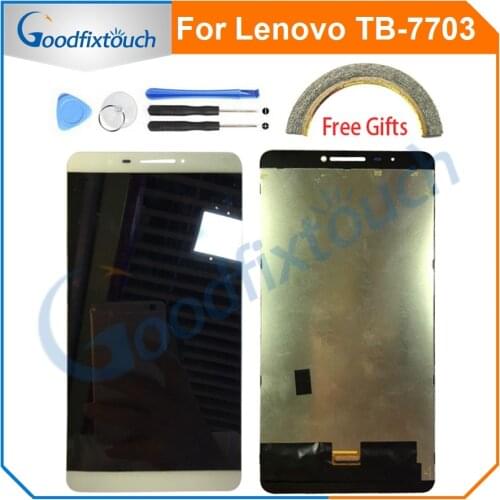 For Lenovo Tab 3 Plus TB-7703X Tb - 7703 PB1-750 ZA1K0070RU LCD Display and Touch Screen Digitizer Assembly