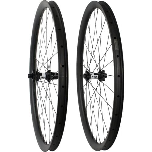 29er Ultralight wheels 27x25mm tubeless 1260g carbon mtb wheels boost DT350S Straight pull 110x15 148x12 mtb bike wheels