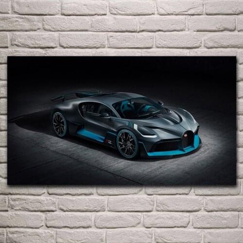 Divo supercar awesome sport car living room decoration home art decor wood frame fabric poster KH650