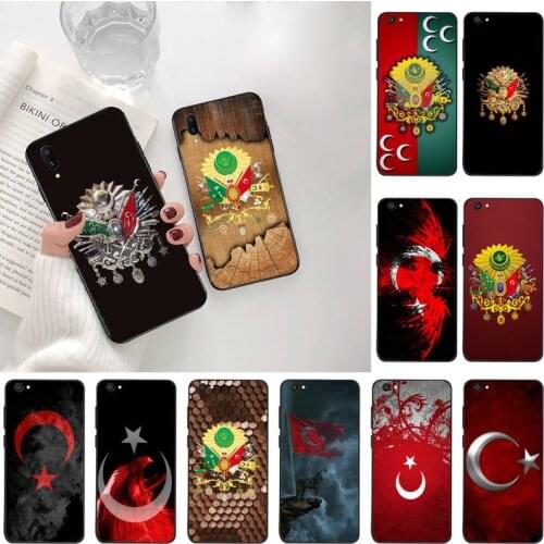 CUTEWANAN Turkey Turkish Ottoman Empire Coat Of Arms Soft Phone Cover Capa For Vivo Y91c Y17 Y51 Y67 Y55 Y93 Y81S Y19 V17 vivos5