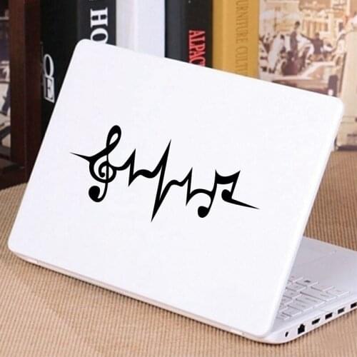 Heartbeat Wall Decal Music Notation Painted Wall Sticker Living Room Bedroom Home Decor Car Style Decals Laptop Art Decoration