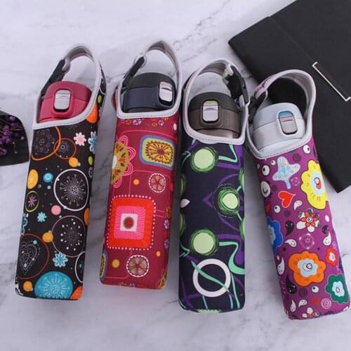 Neoprene 400-600ml Water Bottle Cups Holder Bag Carrier Insulator Case