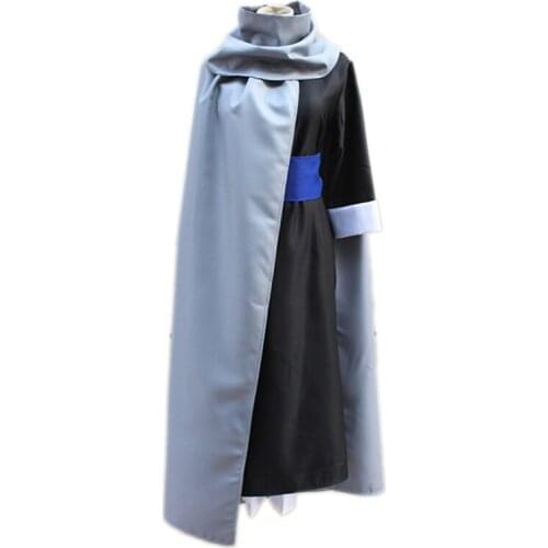 New New Top Role Kamui Cos Anime GINTAMA Cosplay Halloween Lian Gongfu Set Full Set 5in1(Top+Pants+Belt+Cloak+Scarf)