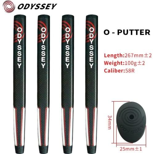 ODYSSE* Golf Putter Grip Black and white