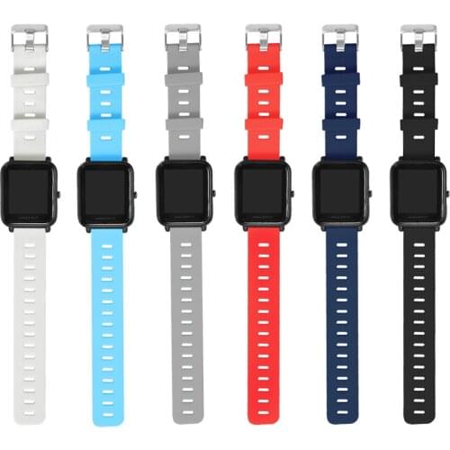 For Amazfit Bip Strap for Xiaomi Huami Amazfit Bip Smartwatch Silicone for Xiaomi Amazfit Bracelet for Amazfit Bip Strap