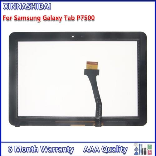 New P7500 Touch Screen Glass Panel For Samsung Galaxy Tab 10.1 GT-P7500 Digitizer Sensor LCD front GlassReplacement