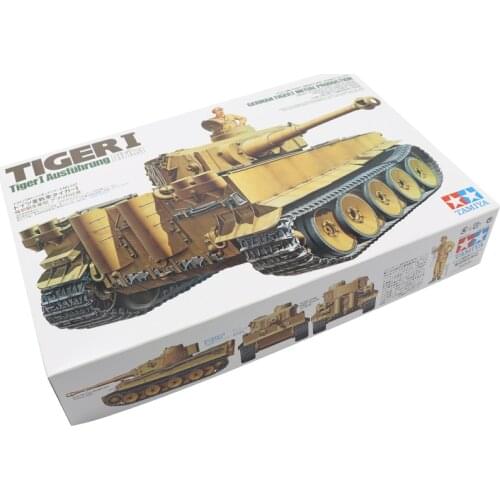 Tamiya 35227 1/35 Tiger 1 Panzer Ausfuhrung Atrika Assembly AFV Model Building Kits