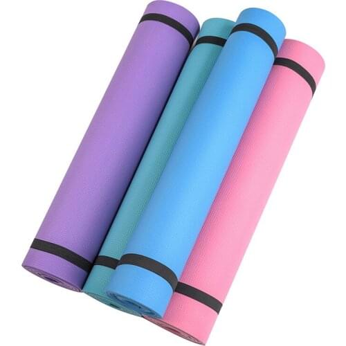 Texture Classic EVA Yoga Mat All Purpose Non-Slip Gymnastic Pilates Exercise Mat Body Building Supplies 1730x610x4mm