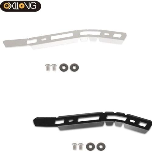 Motorcycle Exhaust Muffler Pipe Leg Protector Heat Shield Cover with Clamps For KAWASAKI KLR650 2015 2016 2017 2018 2019 2020