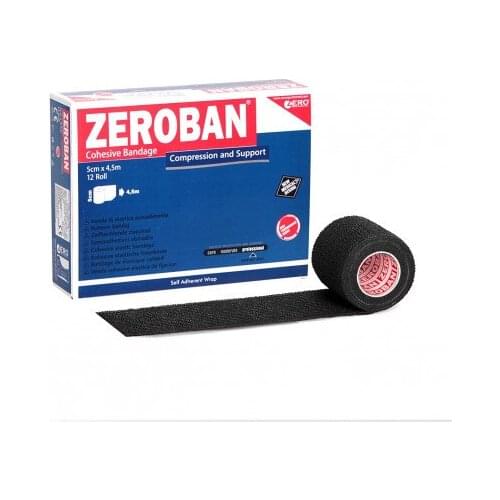 Zeroban 5cm x 4,5m Black