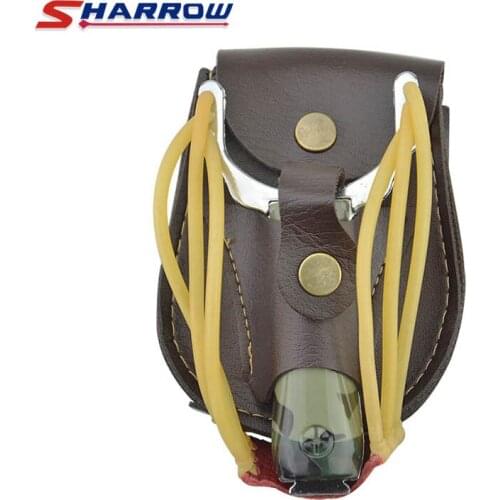 1pc Hunting Slingshot Package Catapult Toys Steel Ball Bag Used For Outdoor Shooting Games