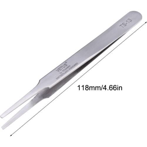 5pcs/lot VETUS Switzerland Tweezers Precision DIY Tweezers Ferramentas Herramientas BGA Repair Hand Tools TS-13
